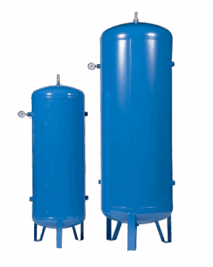 Vertical air receivers inspected by Perth's Nessco Pressure Systems.