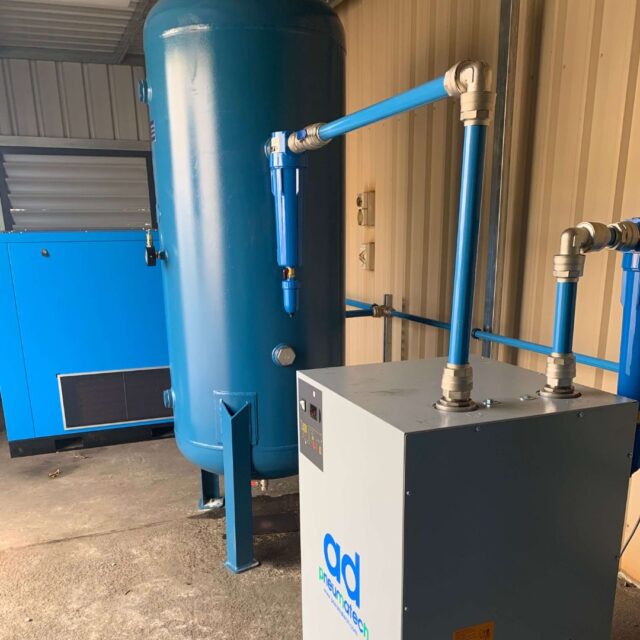 Custom compressed air solutions for Di Candilo Steel City, by Nessco Pressure Systems, Perth