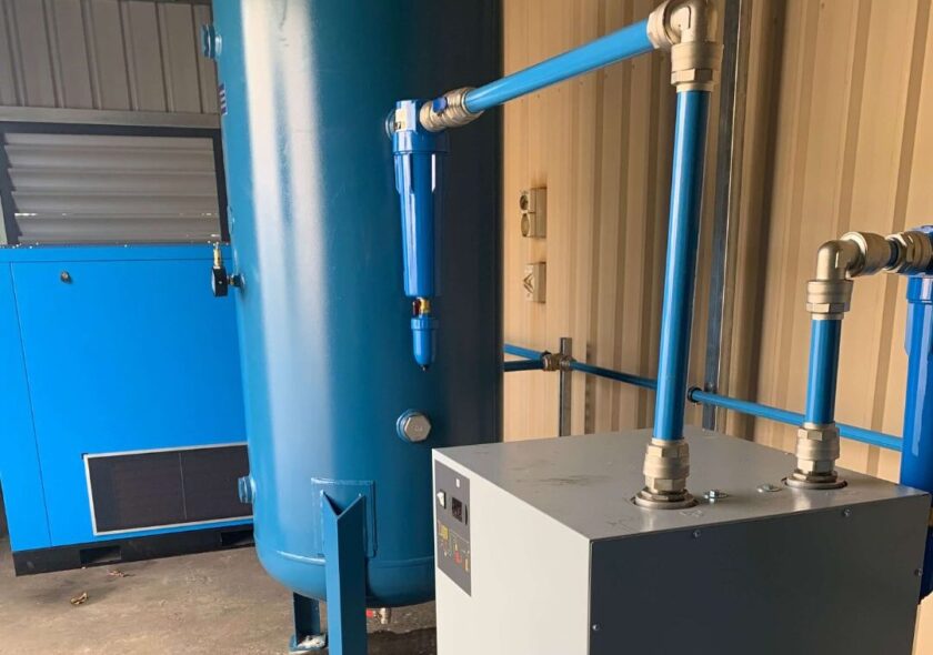 Custom compressed air solutions for Di Candilo Steel City, by Nessco Pressure Systems, Perth
