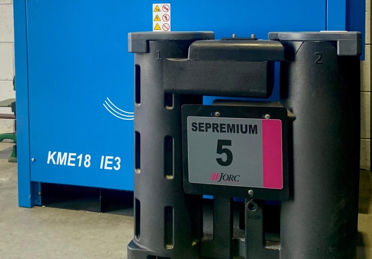 Oil-water separators for compressed air systems, supplied by Perth's Nessco Pressure Systems.