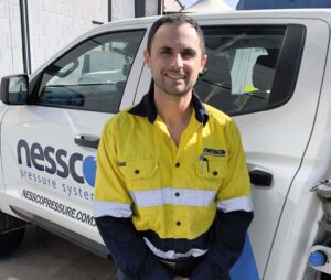 Nessco Pressure Systems service technician, Sebastien.