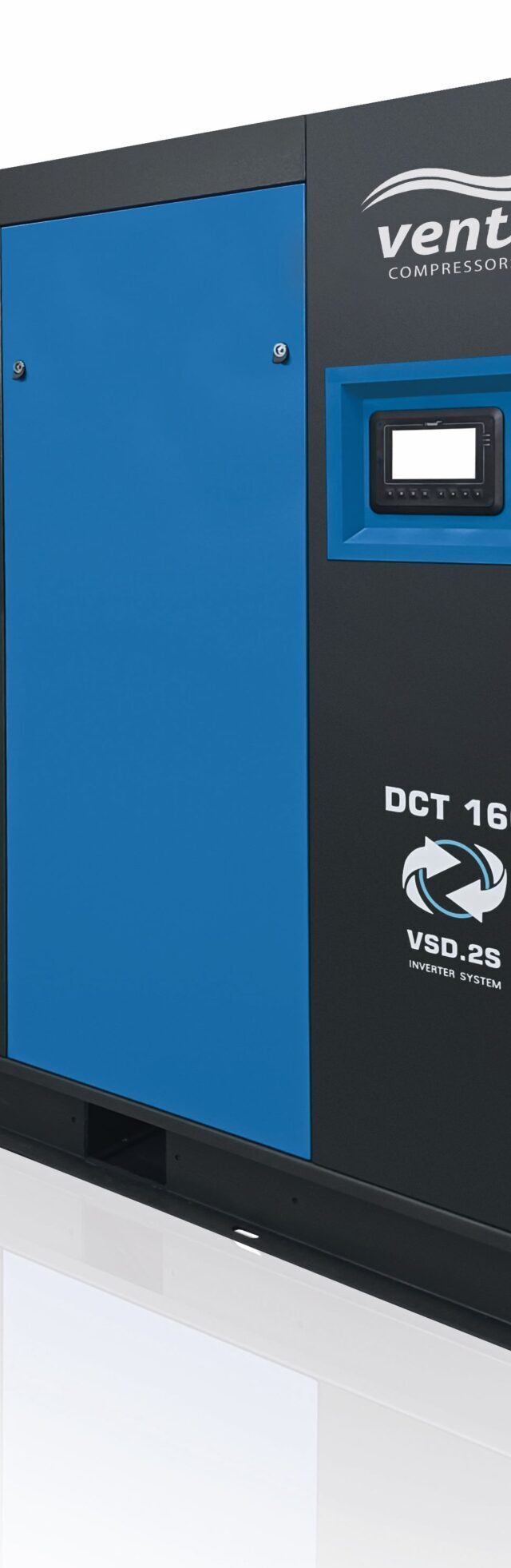 Venti's range of two-stage, heavy duty industrial screw compressors are available in 55-315 kW models from Nessco Pressure Systems.