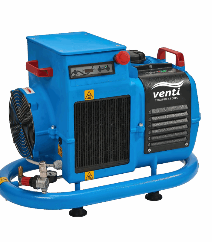 Venti Compack Smart rotary screw compressor, 2.7 - 4 kW. Available at Perth's Nessco Pressure Systems.