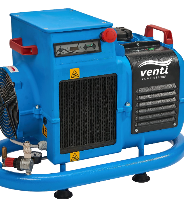 Venti Compack Smart rotary screw compressor, 2.7 - 4 kW. Available at Perth's Nessco Pressure Systems.