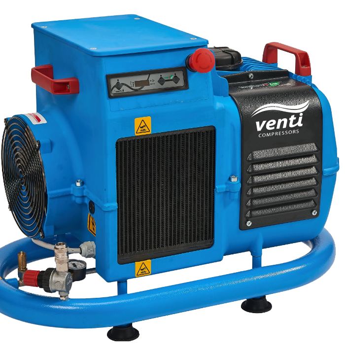 Venti Compack Smart rotary screw compressor, 2.7 - 4 kW. Available at Perth's Nessco Pressure Systems.