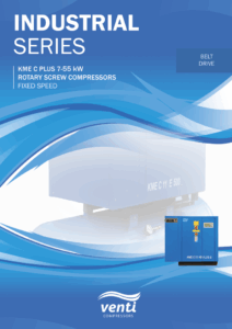 Venti KME C Plus 7-55kW screw compressors supplied by Nessco Pressure Systems