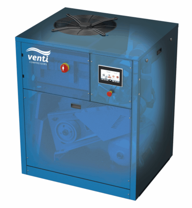 Venti's KME C Plus 37 screw compressor, available in Perth.