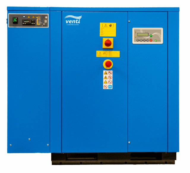 Venti's KME C Plus 7 screw compressor with dryer, available in Perth.