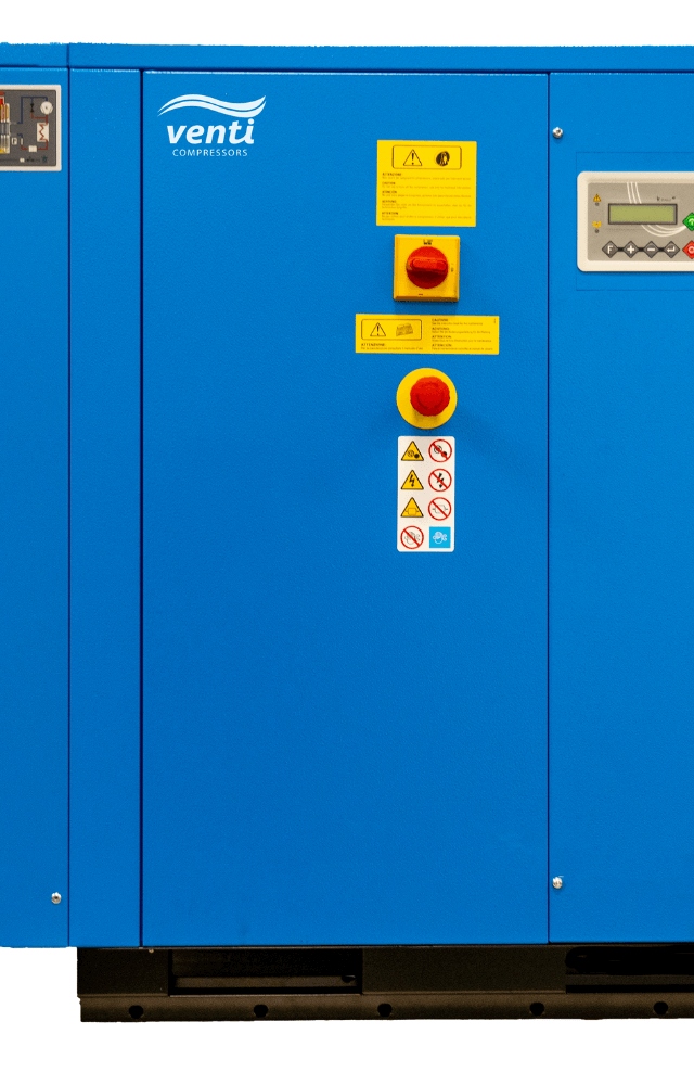 Venti's KME C Plus 7 screw compressor with dryer, available in Perth.