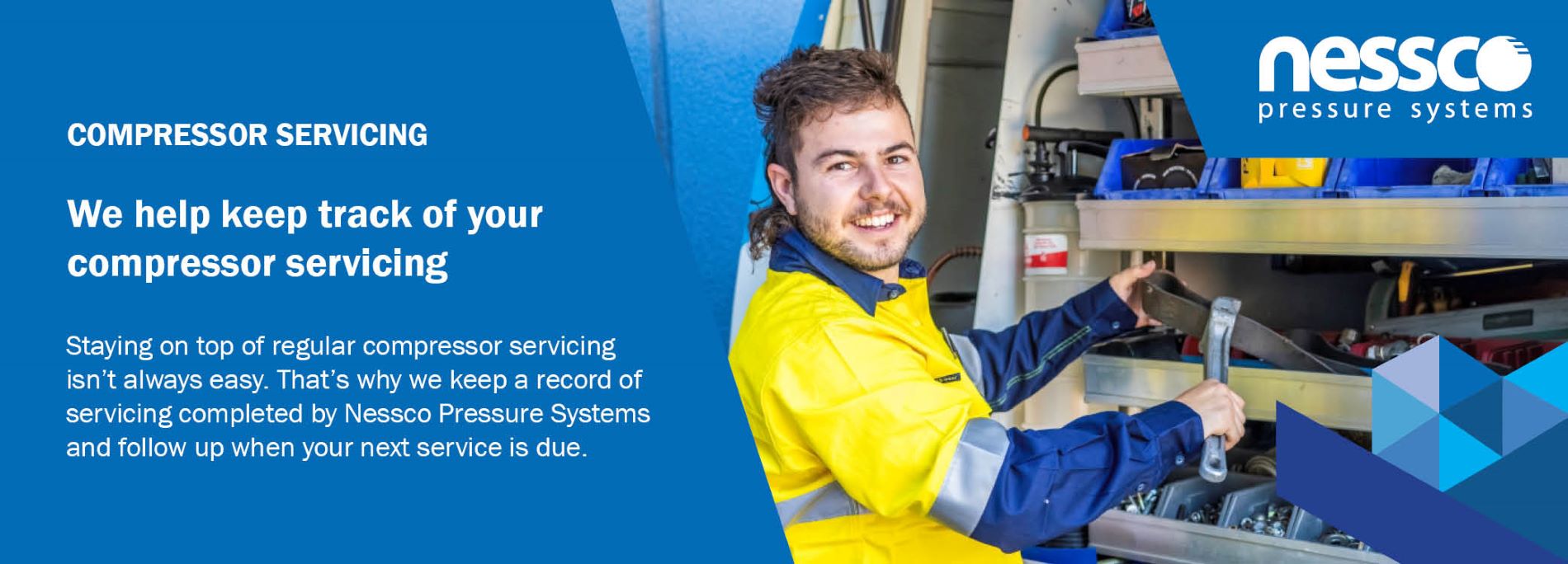 We-help-keep-track-of-your-compressor-servicing-NPS-Perth Perth's Nessco Pressure Systems helps keep track of your compressor servicing