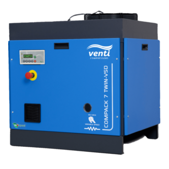 Venti Compack Easy & Twin screw compressors with VSD options. Available at Perth's Nessco Pressure Systems.